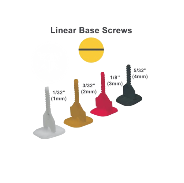 Alpha EZ Click L-Base Screw (4cm) 1mm Black F5ALB