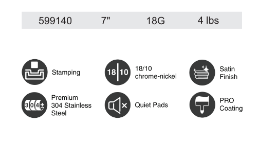 Stainless Steel Bar Sink 1513 Y5DG107