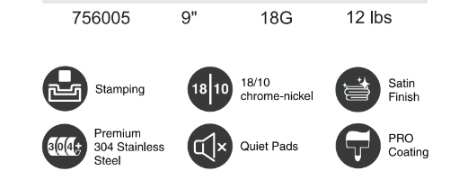 Single Bowl Stainless Sink 18 Gauge