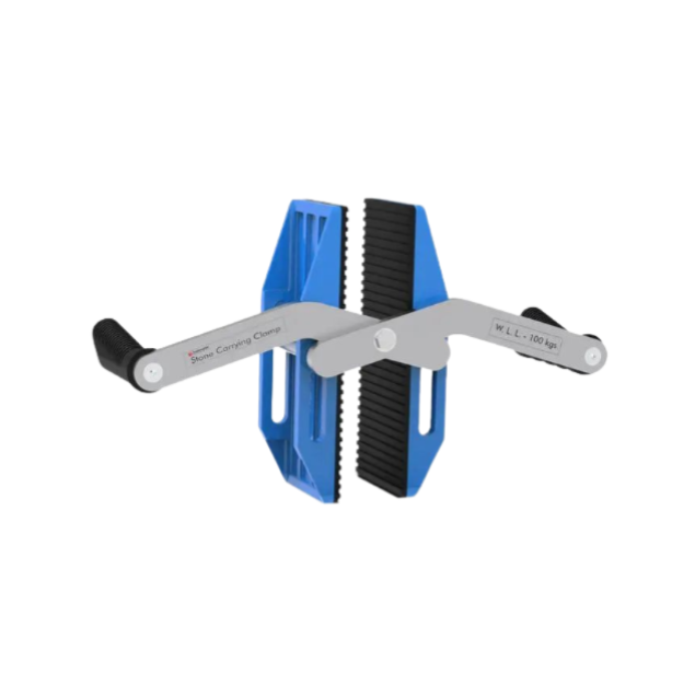 Aardwolf Blue Pair Carry Clamps White Rubber