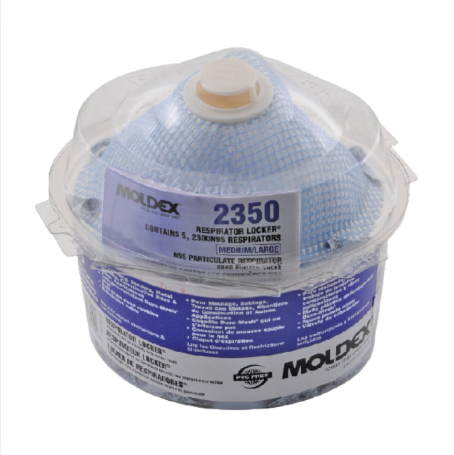 Moldex 2300N95 Respirators Box of 10 U3M2300