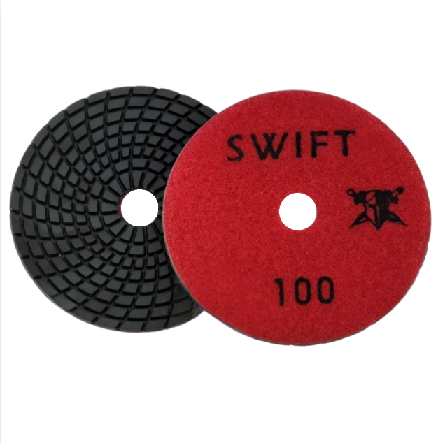 Swift Turbo Wet Pad 4" 100 Grit