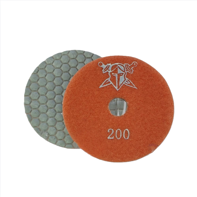 Colossal Dry Hex Pads 4" Grit 200