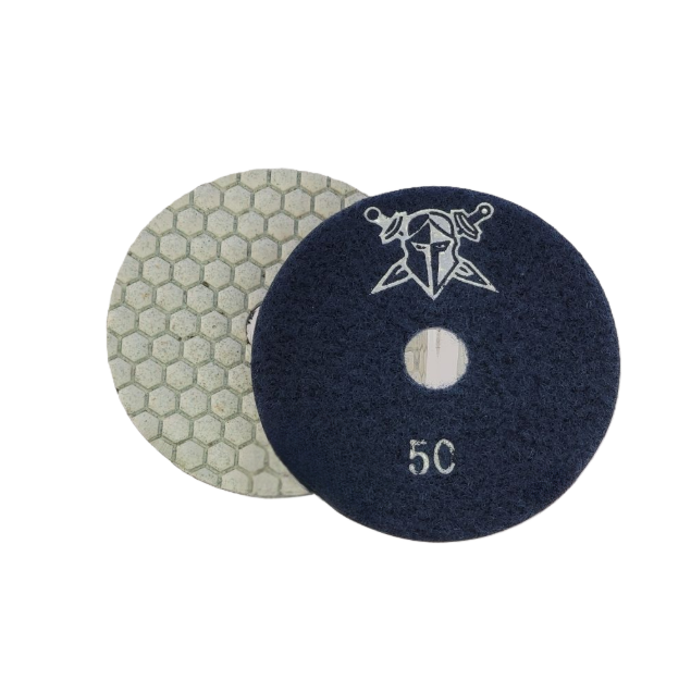 Colossal Dry Hex Pads 4" Grit 50