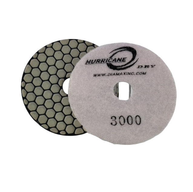 Hurricane Dry Standard Hex Pad 4" Grit 3000 D2H43000