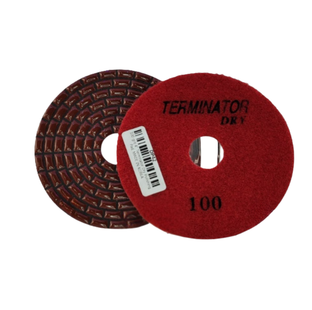 Terminator Dry Pad 4" 100 Grit