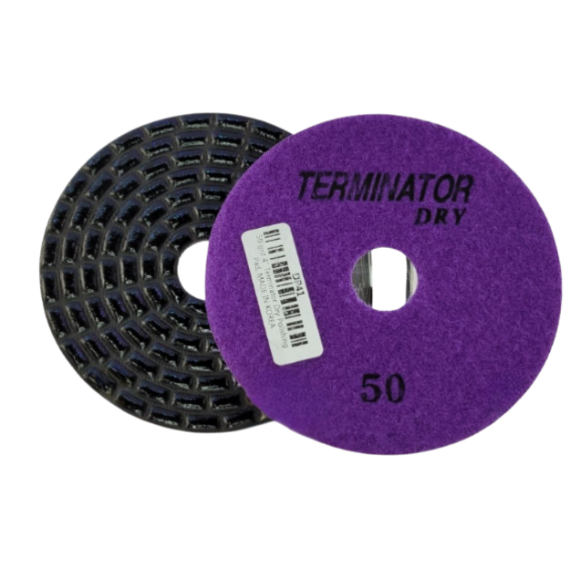 Terminator Dry Pad 4" 50 Grit