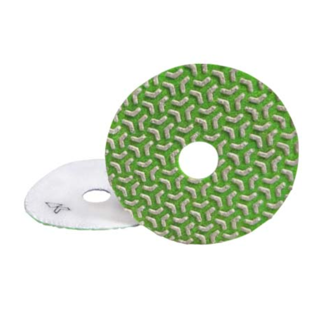 Alpha Kirara Pads 4" Marble, Limestone, and Concrete Pads 3-Step Pos 2