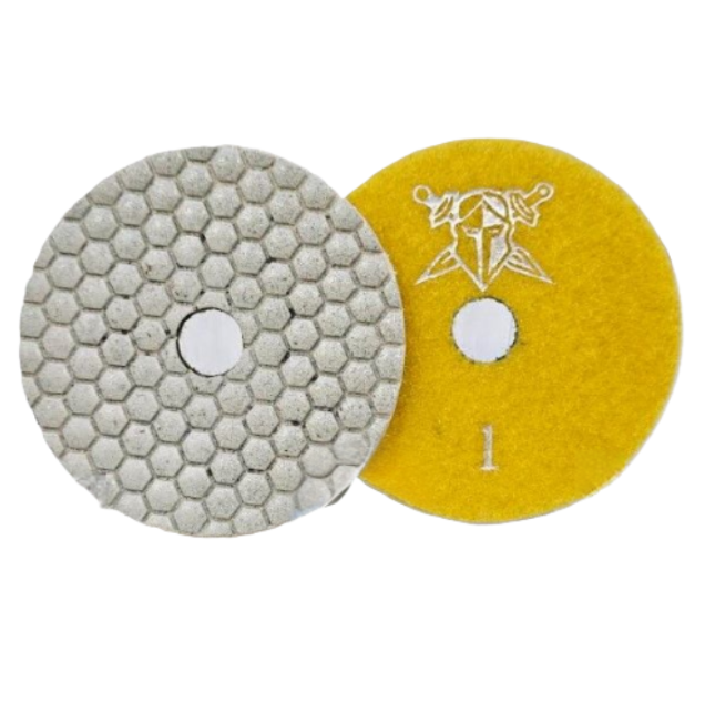Colossal 3-Step Dry Hex Pads 4" Position 1 D3HEXCDT1