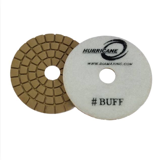 Hurricane 4" White Buff Wet Standard Pad