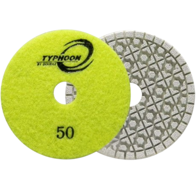 Typhoon Engineer Stone Pads Grit 50 D6TY50