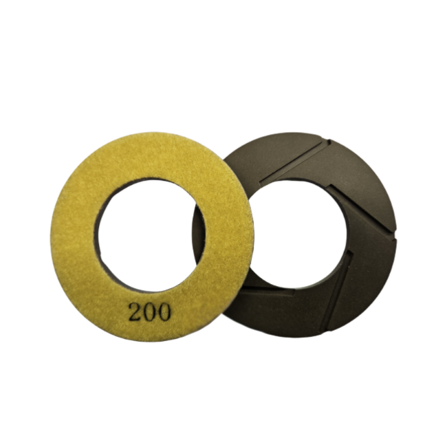 Grizzly 4" Squared Edge and Flat Polisher 200 Grit D8G4200