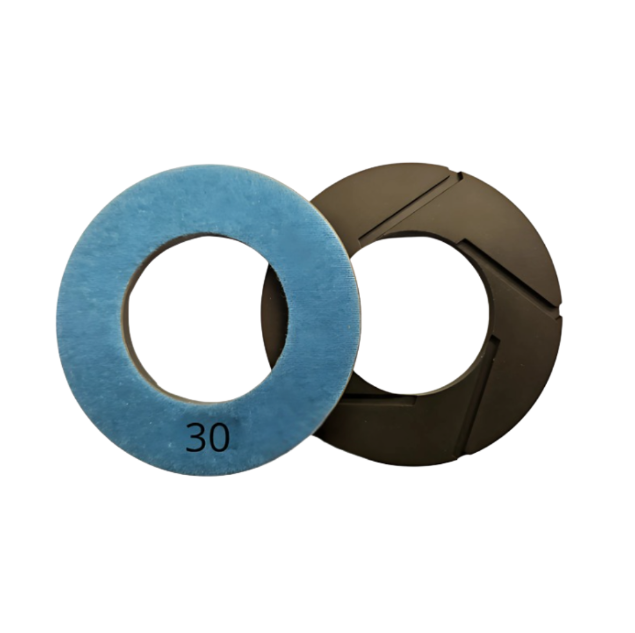 Grizzly 4" Squared Edge and Flat Polisher 30 Grit D8G430