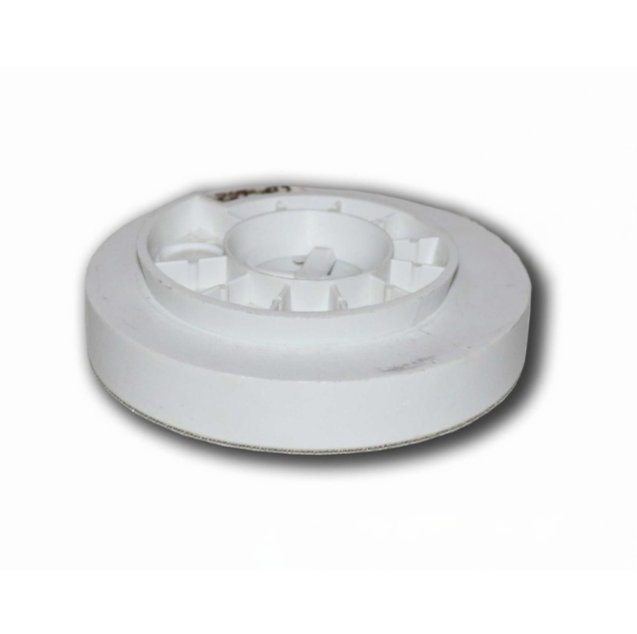 4" Snail Lock Velcro Backer Pad White Thick