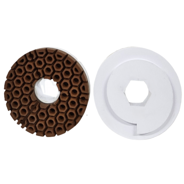 Colossal Diamond Tools 5" Bullnose Snail Lock Copper 200 Grit E1CDT5200C