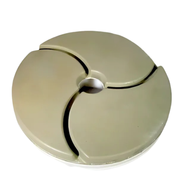 Tenax 6" Snail Lock Bullnose Quartz Automated Edge Polishing Wheel Grit 320