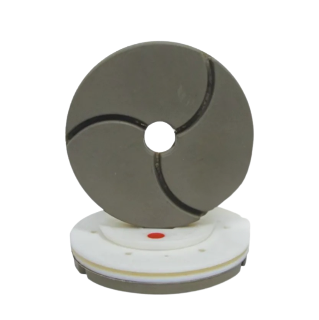 Tenax 6" Snail Lock Bullnose Quartz Automated Edge Polishing Wheel Grit 80