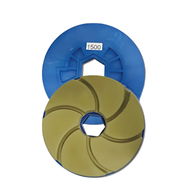 Tenax 6" Snail Lock Bullnose Quartz Automated Edge Polishing Wheel Grit