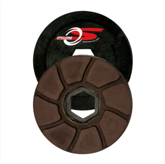 Cyclone S Straight Edge Wheel 6" W/Snail Lock 1800 Grit