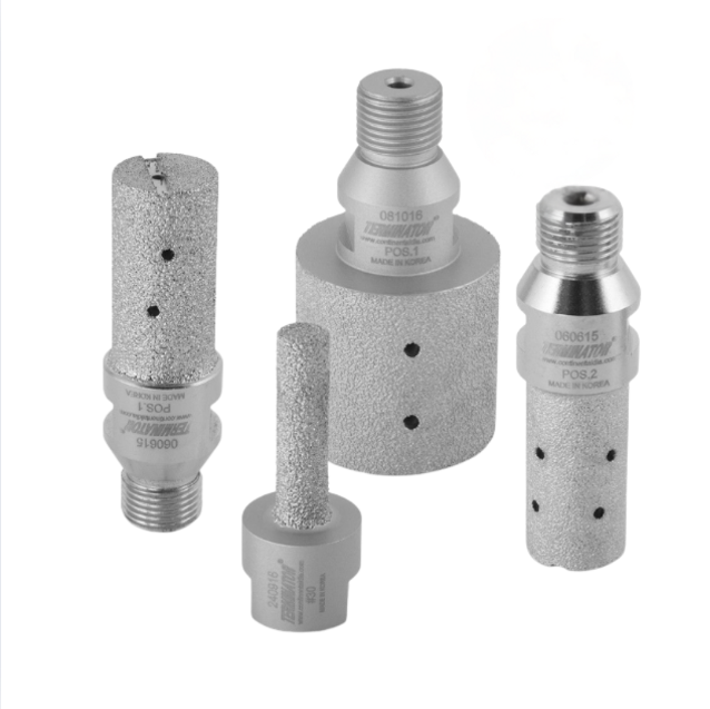 Terminator Vacuum Brazed Finger Bit Reverse Threaded 15mm