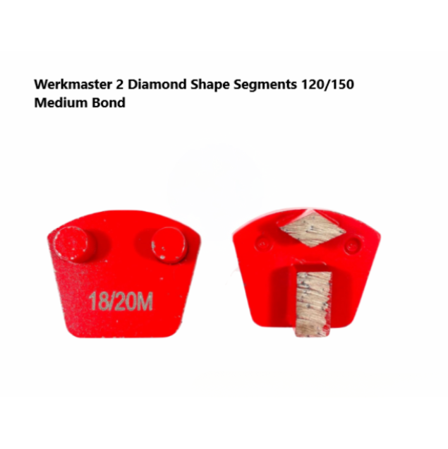 Werkmaster 2 Diamond Shape Segments 120/150 Medium Bond
