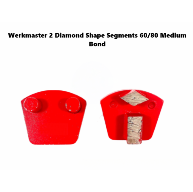 Werkmaster 2 Diamond Shape Segments 60/80 Medium Bond F5W6080M