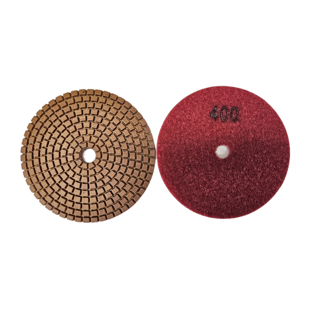 4" Wet Pad Colossal Diamond Tools 400 Grit Economic D1CDTE40400