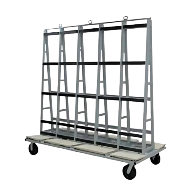 Groves Glass Cart 36" W x 84" L x 72" Load Height