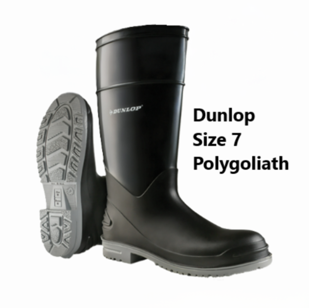 Dunlop Size 7 Polygoliath Steel Toe Boots