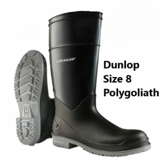 Dunlop Size 8 Polygoliath Steel Toe Boots
