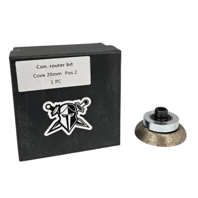 Colossal Cove 20mm Continuous Pos. 2 Router Bit H2CDTL202