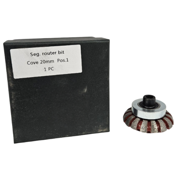 Colossal Cove 20mm Pos. 0 Segmented Router Bit H2CDTL20SEG