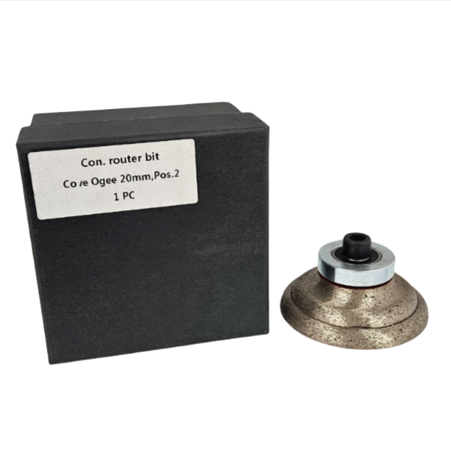 Colossal Shape Q Cove Ogee 20mm Continuous Pos. 2 Router Bit  H2CDTQ202