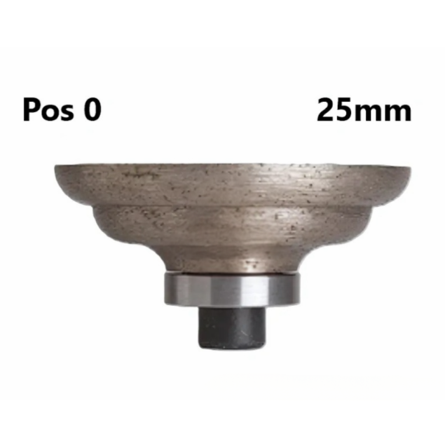 Colossal Shape Q Cove Ogee 25mm Pos. 0 Segmented Router Bit - Colossal ...