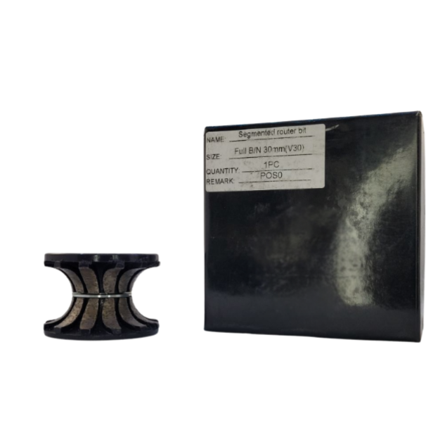 Segmented Router Bit V30 Full Bullnose 30MM