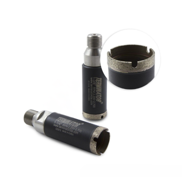 Terminator CNC Thin Wall Core Drill Black 2" 1/2 Gas Threaded