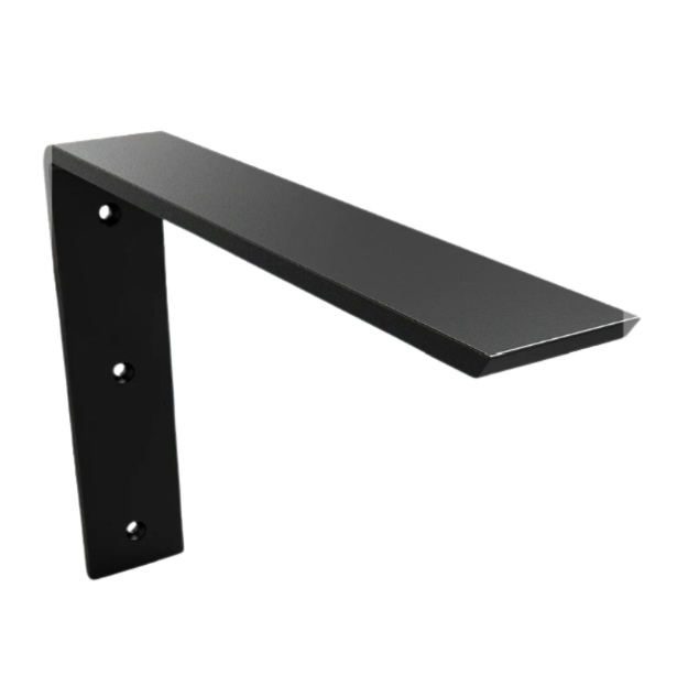 Colossal L-Bracket 14"x14" Colored Black