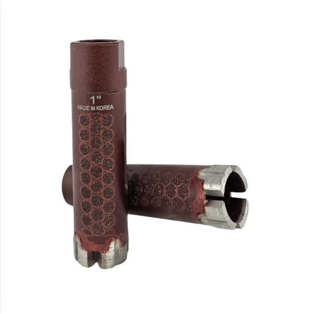 Lobo 1" Red Core Bit T-Segment Side Diamond