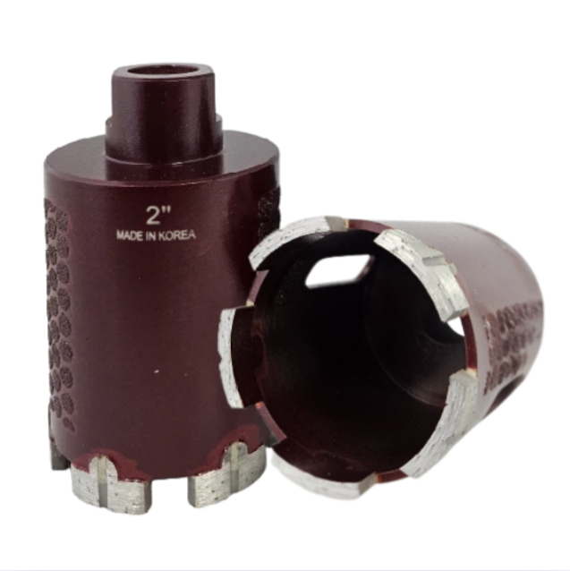 Lobo 2" Red Core Bit T-Segment Side Diamond