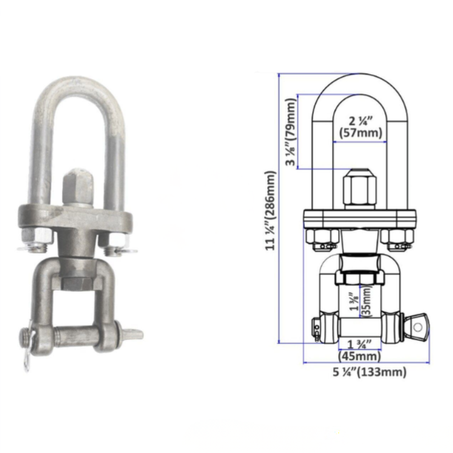 Abaco Swivel Shackle