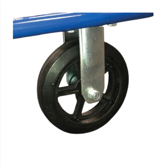 Rigid Caster 8" x 2" ALONE NO NUTS OR SCREWS