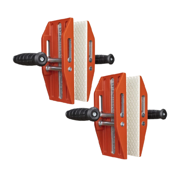 Abaco Pair Carry Clamps White Rubber