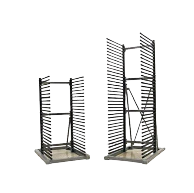 Groves Wall Mounted Windshield Rack 2 Upright Sec, 2 Upright Support, 1 Assembly