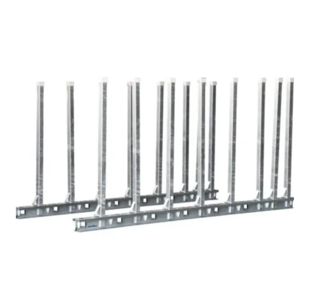 Weha Buffalo Bundle Slab Storage Rack 10 foot long with 16-60" Safety Poles