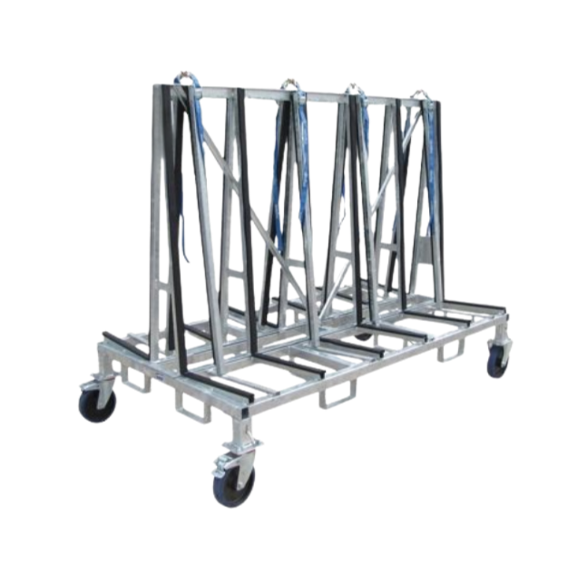 Weha Double Sided A Frame Transport Cart 78" x 43" x 58"