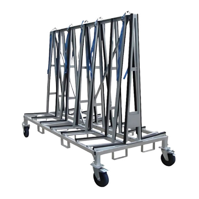 Weha Large A Frame Cart Double Sided Transport Cart 96" X 43" X 68"