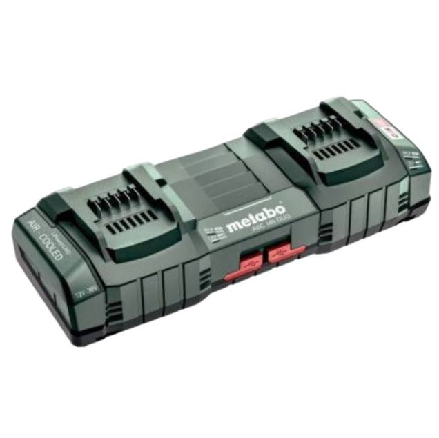 Metabo Double ASC 145 Duo Quick Charger 12-36 V, Air Cooled, Superfast Charger