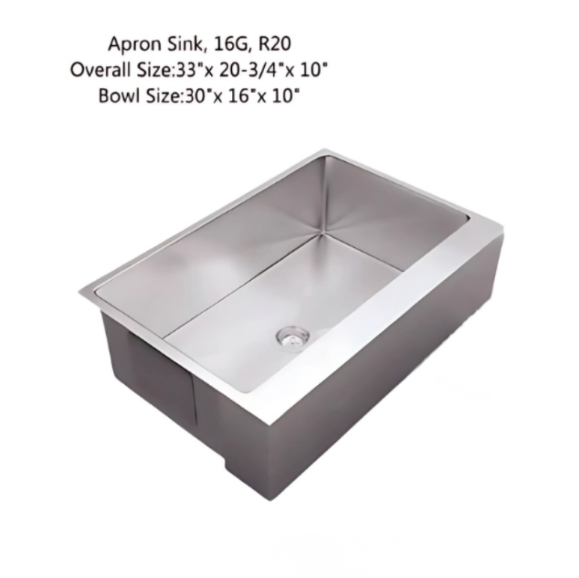 Apron Sink 6040 Straight Edge
