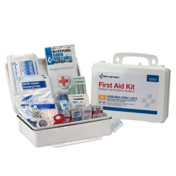 10 Person First Aid Kit Plastic Case