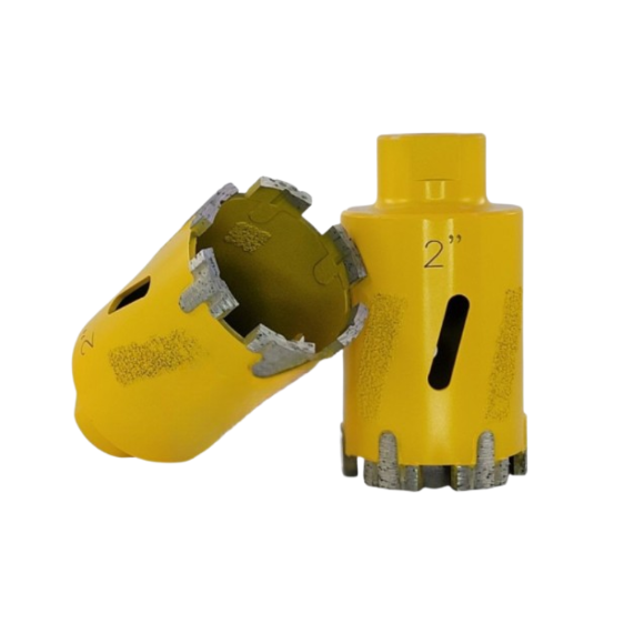 Yellow 6 Tooth Core Drill 2"